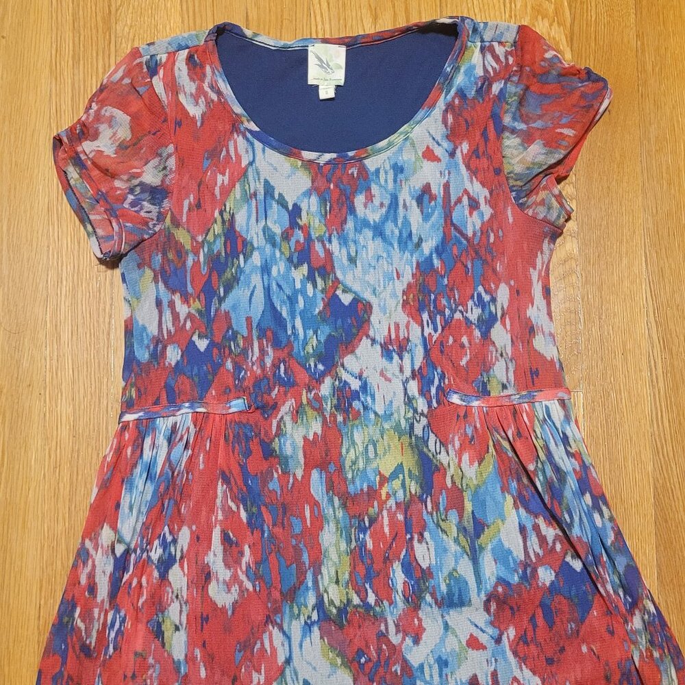 Anthropologie Made in San Francisco watercolor top